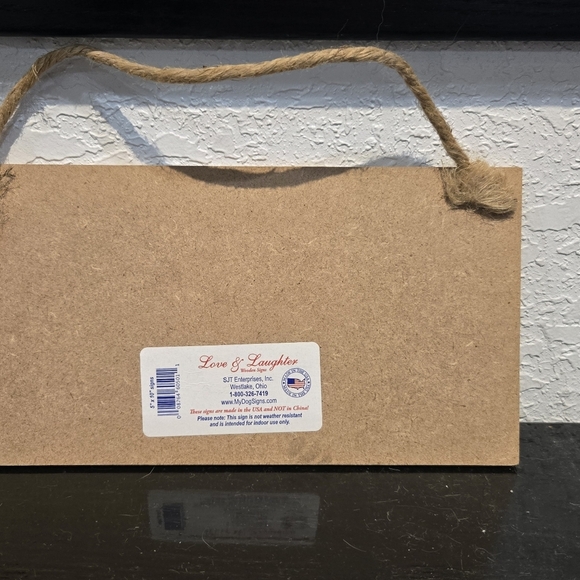 3/$20 Jack Russell "Love is being owned by a" Dog Hanging Sign Gift Wall Decor - Picture 2 of 2